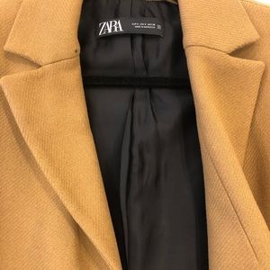 ZARA camel wool coat